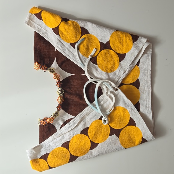 Vintage Refashioned Wrap Top (M) ♻️🧵 - Picture 8 of 8